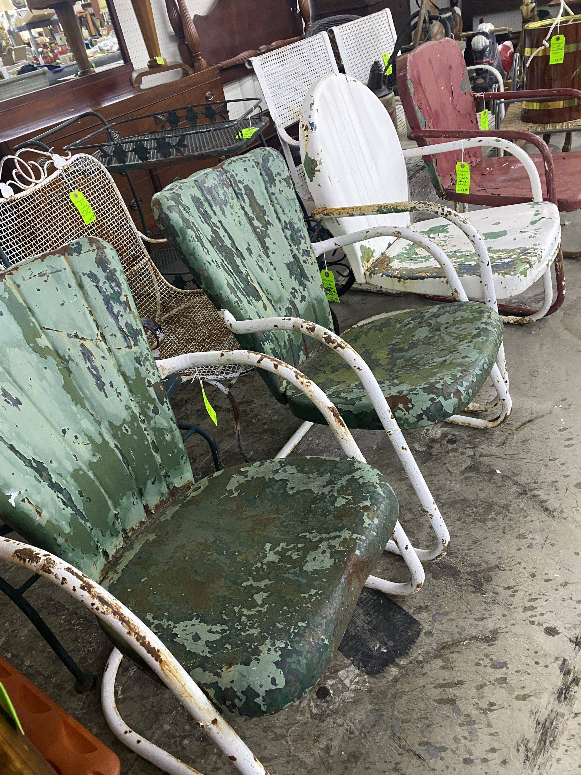 Vintage lawn chairs